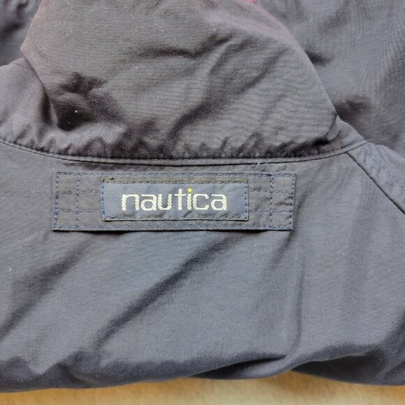 Vintage Nautica Yachting Windbreaker Jacket Mens Large Colorblock 1990's Sailing - Picture 12 of 13